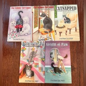 5 Klepto Cat Mystery books by Patricia Fry
